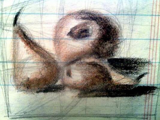 Wall Art featuring the drawing Untitled #53 by Donald 'C-Note' Hooker
