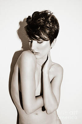 Bodyscape Photograph - Natasha Au Naturel Boudoir Beauty 5616 Surxposed by Amyn Nasser