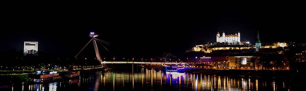 Landmark Photograph - Bratislava At Night #6 by Robert Grac