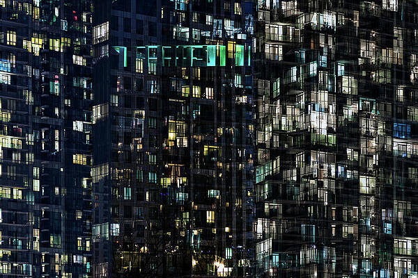 Abstract Wall Art featuring the photograph Mirage - An Ode To Urban Life. #6 by Shankar Adiseshan