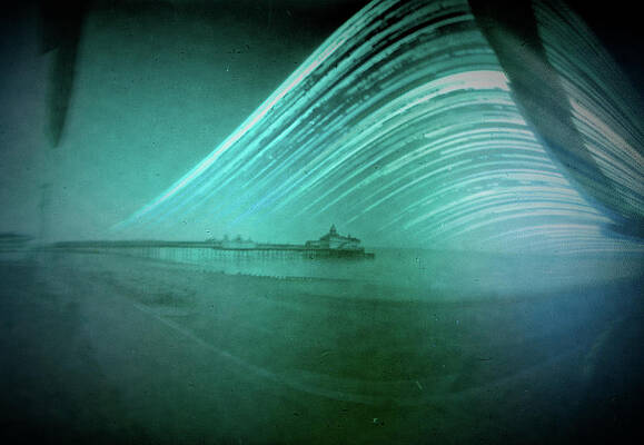 Horizon Photograph - 6 Month Exposure - Eastbourne Pier by Will Gudgeon