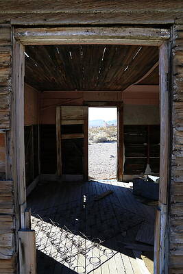Nevada Wall Art featuring the photograph Rhyolite Ghost Town #6 by Jonathan Babon