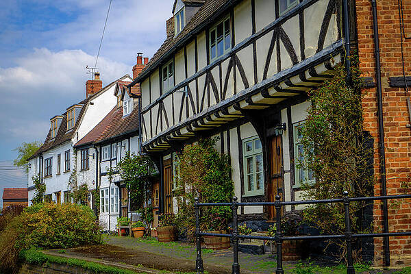 Charming English Village Houses Wall Art