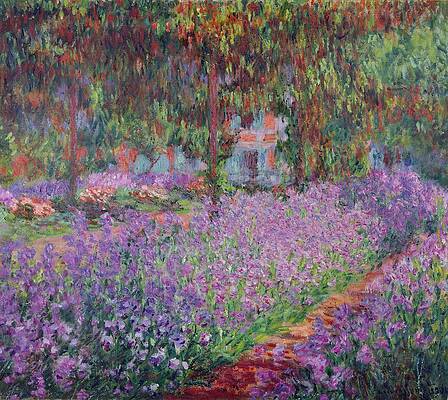 Claude Monet's Vibrant Garden Painting