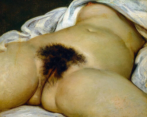 Nature Painting - The Origin Of The World by Gustave Courbet