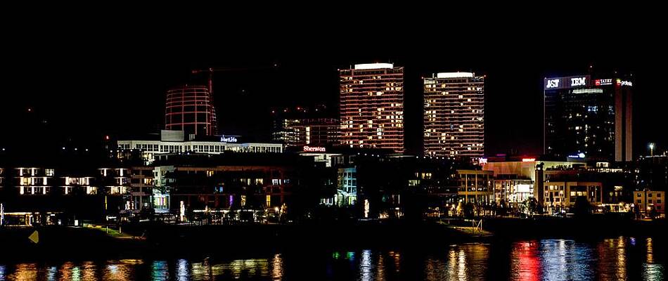 Landmark Photograph - Bratislava At Night #7 by Robert Grac