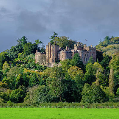 Historic Castle Amongst Lush Foliage Photograph