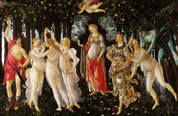 Primavera by Sandro Botticelli Painting