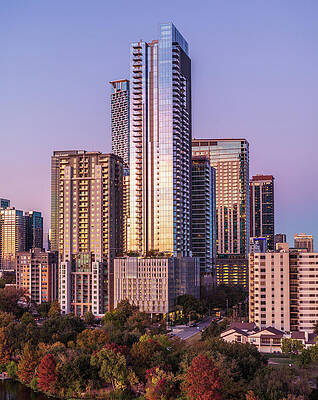 Cityscape at Dusk Wall Art
