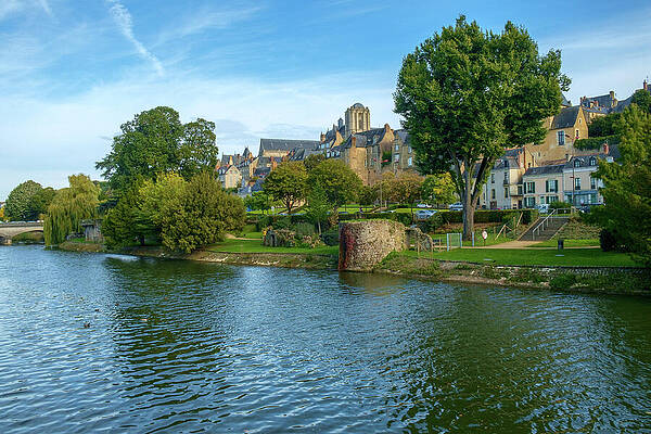 Charming Riverside Village Wall Art