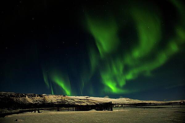 Iceland Wall Art featuring the photograph Aurora Borealis #8 by Robert Grac