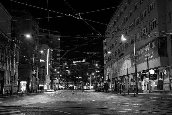 Landmark Photograph - Bratislava At Night #8 by Robert Grac