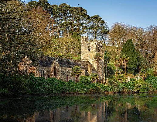 Beautiful Photograph - St Just In Roseland Parish Church In Cornwall UK #8 by Steven Heap
