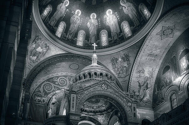 Architecture Photograph - The Cathedral Basilica Of St. Louis #8 by Robert Niemeier