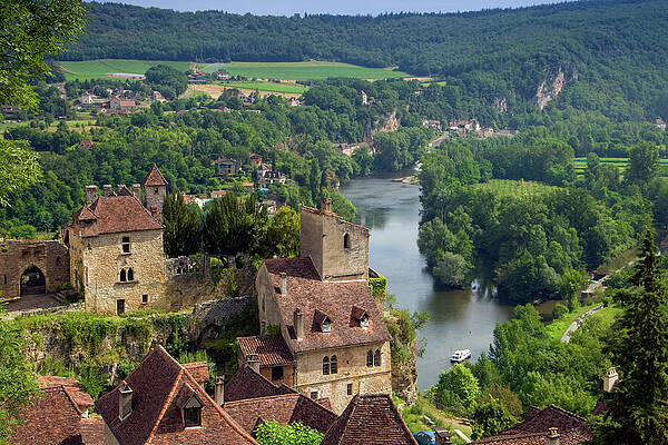 Colour Photograph - Picturesque France - St Cirq Lapopie #9 by Seeables Visual Arts