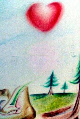 Wall Art featuring the drawing Untitled  #90 by Donald C-Note Hooker