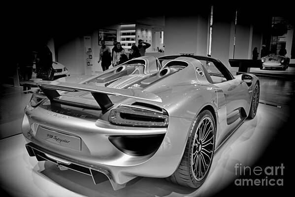Wall Art featuring the photograph 918 Spider Black And White by Stefano Senise