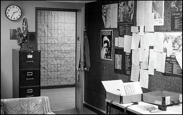 Retro Office Bulletin Board Scene Wall Art