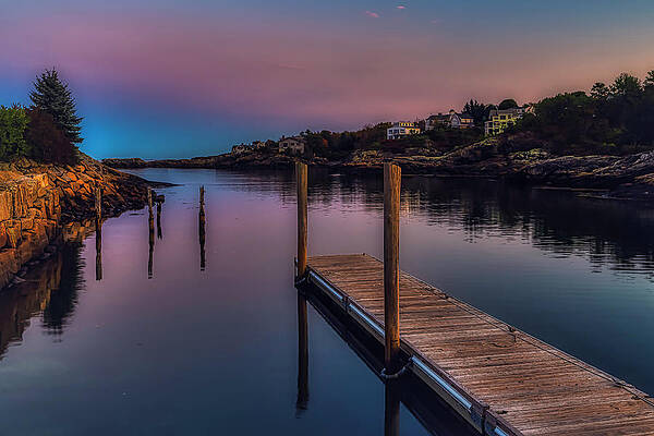 Perkins Cove at Sunset Wall Art