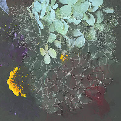 Summer Digital Art - A Bit Of Lace by Gina Harrison