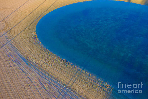 Wall Art featuring the photograph A Blue Lagoon Sunrise by Debra Banks