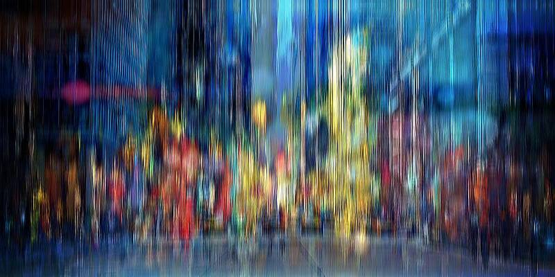 Reflection Digital Art - A Blur Of Memories by David Manlove