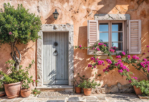Digital Art - A Charming Rustic Facade by The Luxury Art Collection