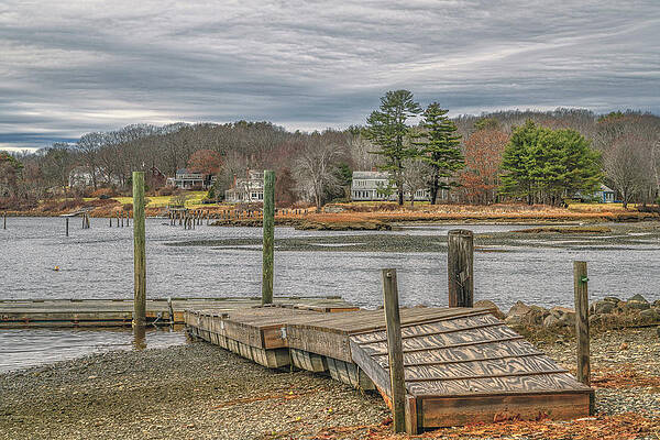 Wall Art featuring the photograph A Cold Winter Day In Cape Neddick by Penny Polakoff