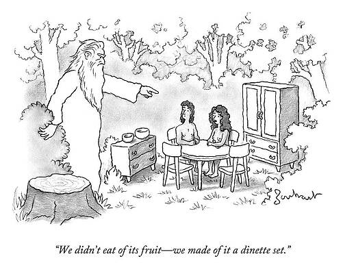 Adam Wall Art featuring the drawing A Dinette Set by David Borchart