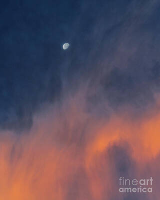 Cloud Photograph - A Dreamy Night's Sky Art Print by Abigail Diane Photography