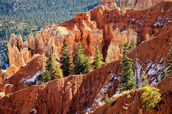 Utah Photograph - A Dusting Of Snow by Craig A Walker
