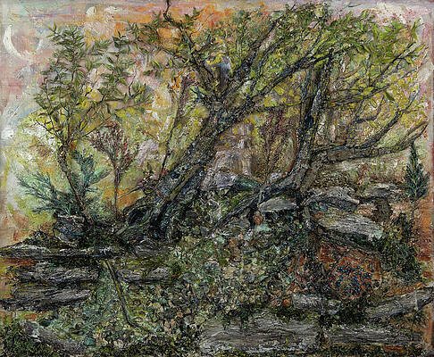 Wall Art featuring the mixed media A Good Tree To Climb by Susan Orosz