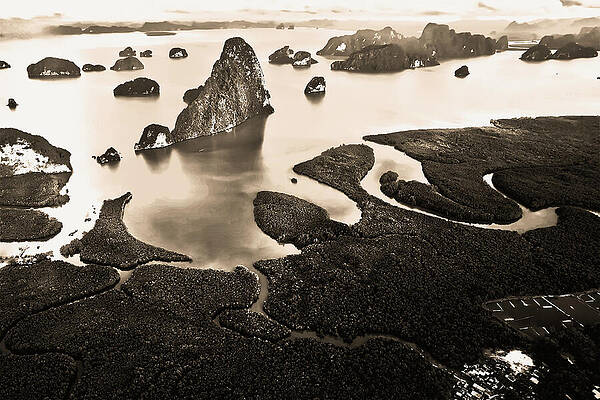 Dramatic Digital Art - A Majestic Limestone Karst by Gradify Creations