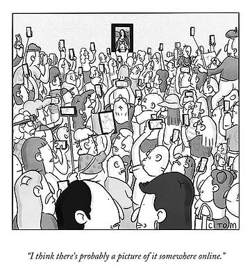 Paris Drawing - A Picture Of It Somewhere Online by Colin Tom