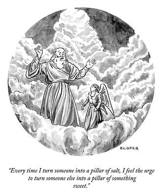 Salt Wall Art featuring the drawing A Pillar Of Something Sweet by Brendan Loper