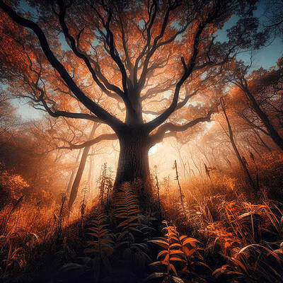 Majestic Wall Art featuring the photograph A Story Unfolded by Bill and Linda Tiepelman