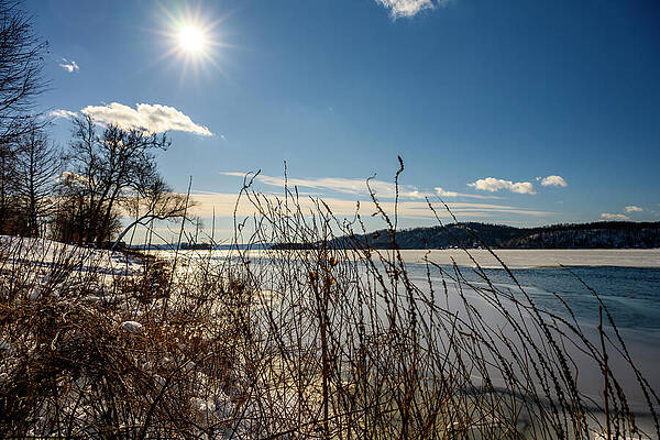 Winter Wall Art featuring the photograph A Sunny Winter Morning On The River by Anthony Hightower