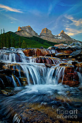 Wall Art featuring the photograph A Three Sister Morning by Thomas Nay