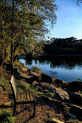 Georgia Photograph - A Tranquil Afternoon At Morgan Falls - Sandy Springs, Georgia by Anthony Hightower