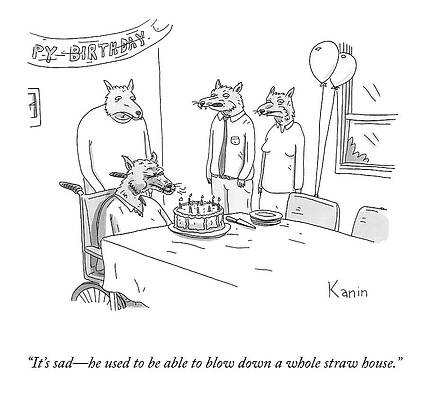 Candle Wall Art featuring the drawing A Whole Straw House by Zachary Kanin