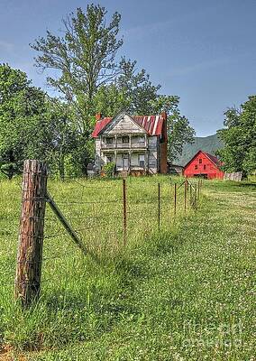 Rural Photograph - Abandoned Homestead by Randall Dill