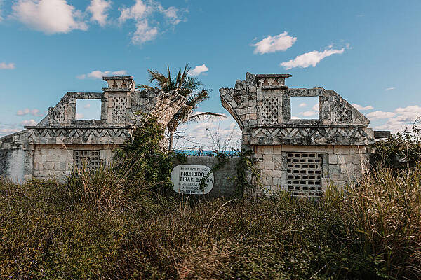 Sky Photograph - Abandoned In Tulum by Nova Rae