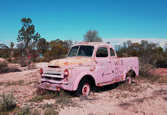Photograph - Abandoned Utility In Opal Fields Of Australia by Andre Petrov
