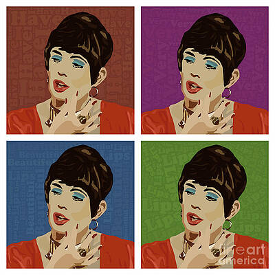 Portrait Wall Art featuring the digital art Abigails Party by BFA Prints