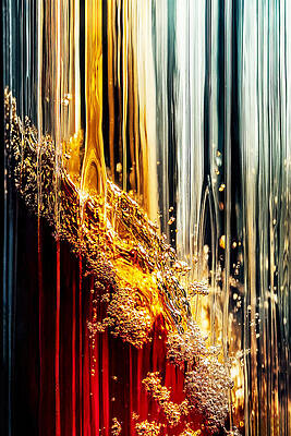 Vibrant Liquid Motion Wall Art