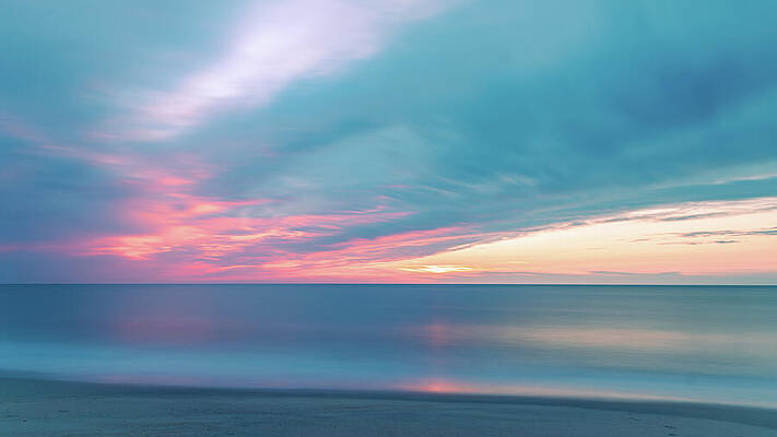 Sunrise Wall Art featuring the photograph Abstract Atlantic by Jason Fink