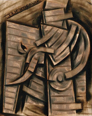 Animal Painting - Elephant Warehouse Art Print by Tommervik