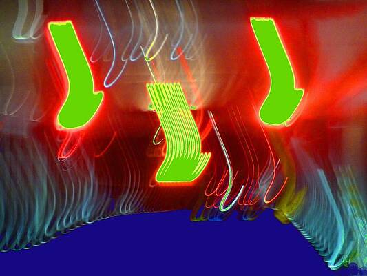 Red Digital Art - Abstract Expressionaryish 18 by T Oliver