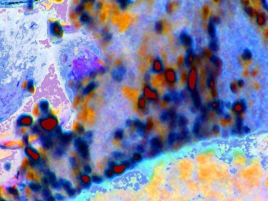 Orange Wall Art featuring the digital art Abstract Expressionaryish 31 by T Oliver