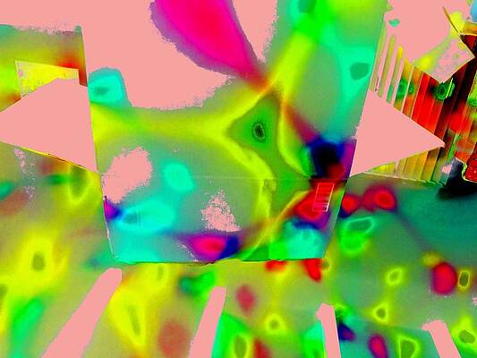 Yellow Digital Art - Abstract Expressionaryish 39 by T Oliver